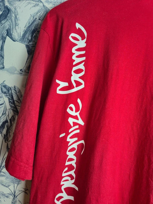 T-shirt Ecko Unltd vintage rouge imprimé Game Recognize Game taille S