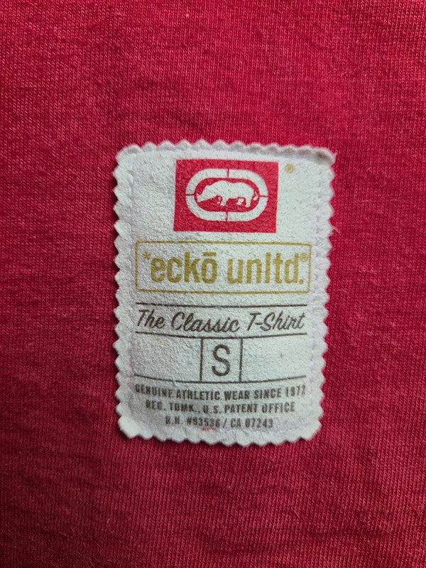 T-shirt Ecko Unltd vintage rouge imprimé Game Recognize Game taille S