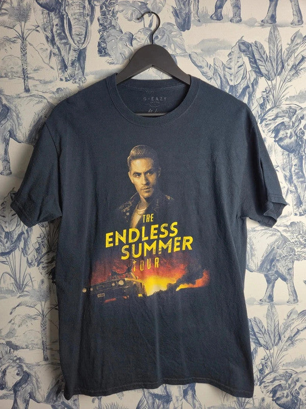 T-shirt G-eazy Merch Officiel Tournée Endless Summer Noir Taille M