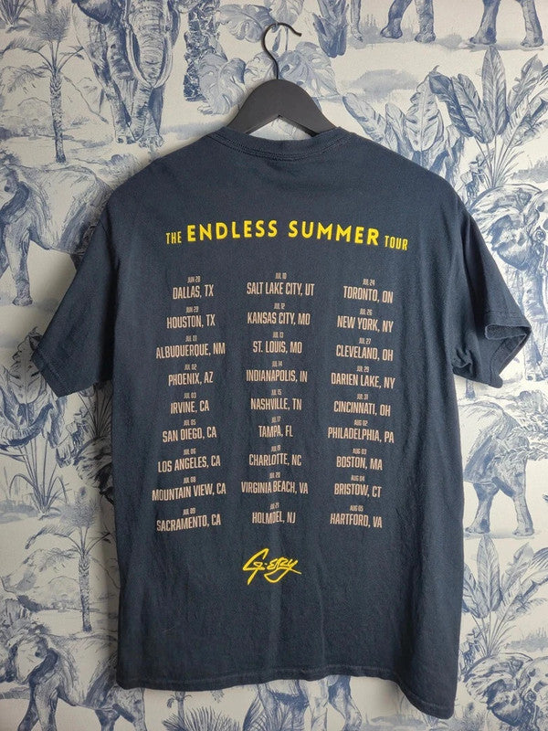 T-shirt G-eazy Merch Officiel Tournée Endless Summer Noir Taille M