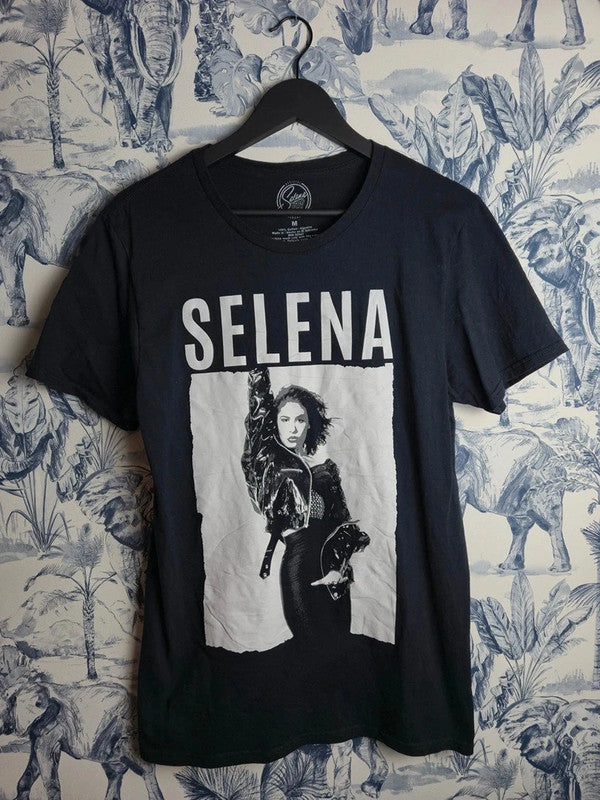 T-shirt Selena Quintanilla Merchandise Noir Vintage Taille M