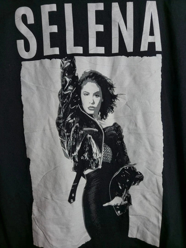 T-shirt Selena Quintanilla Merchandise Noir Vintage Taille M